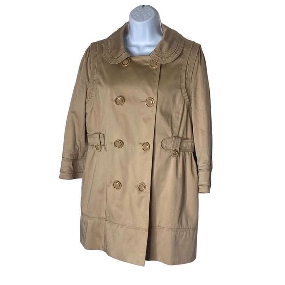 ✨Juicy Couture Double Breasted Sz P Trench Coat✨ - Picture 3 of 8